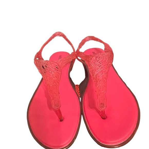 Melissa x Campana Pink Thong Summer Flow Sandal sz 9M NIB - Picture 4 of 8
